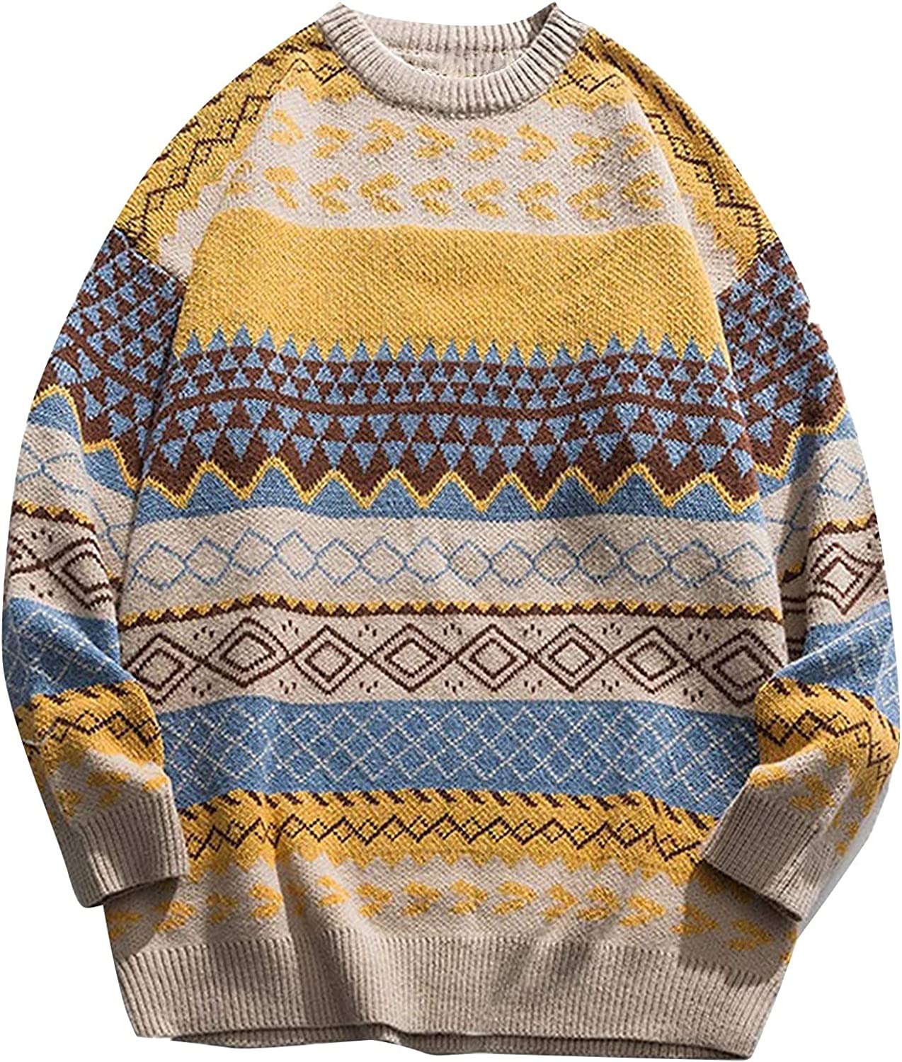 Ladies Autumn/Winter Retro Striped Sweater