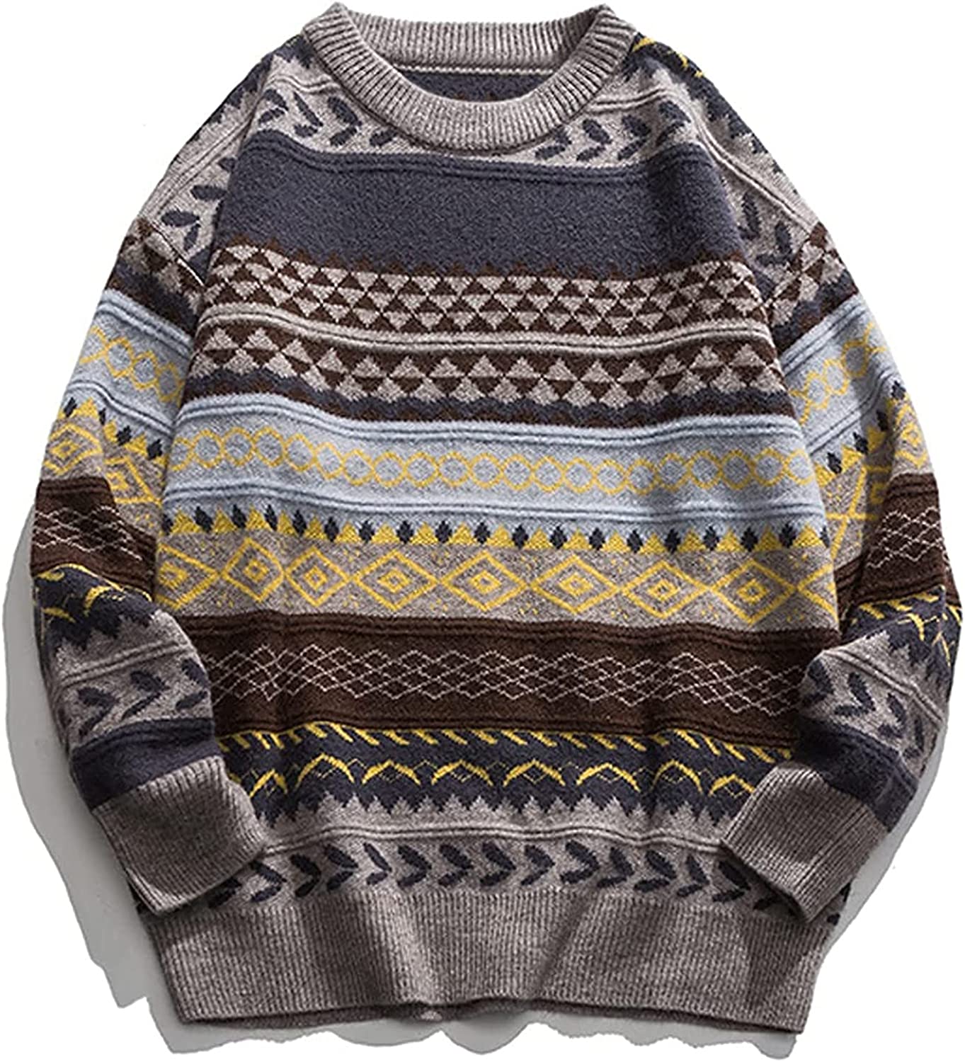 Ladies Autumn/Winter Retro Striped Sweater