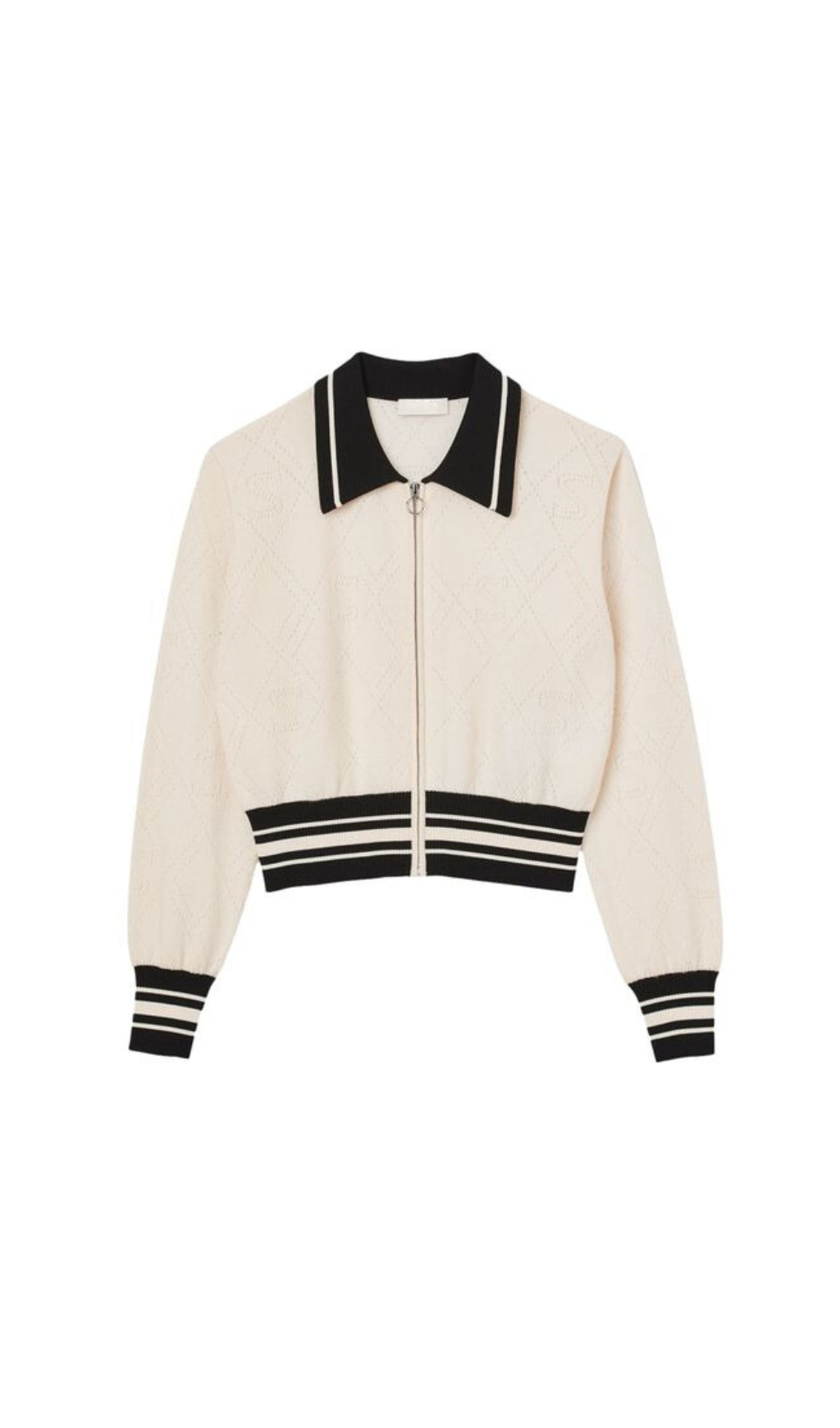 JANVIER POINTELLE VARSITY CARDIGAN