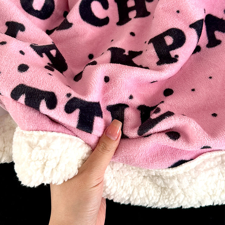 Letters Print Blanket