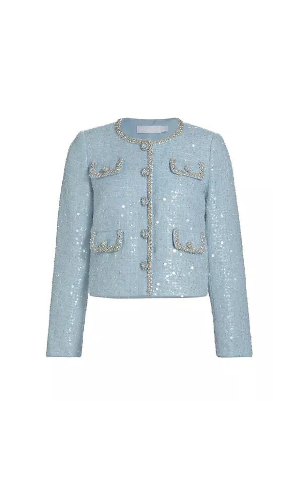 EMBELLISHED BOUCLÉ JACKET