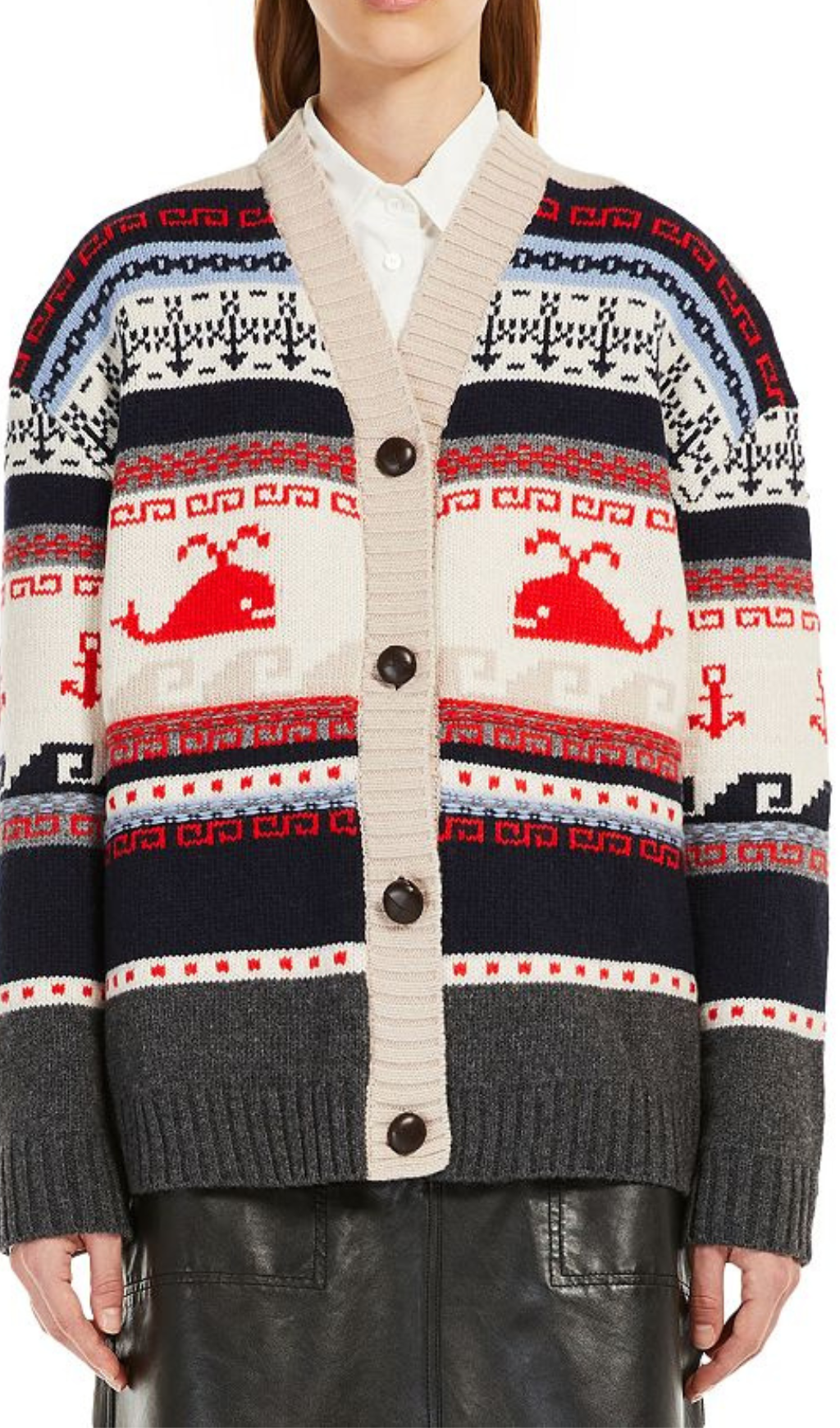 GLEBA BUTTON FRONT CARDIGAN