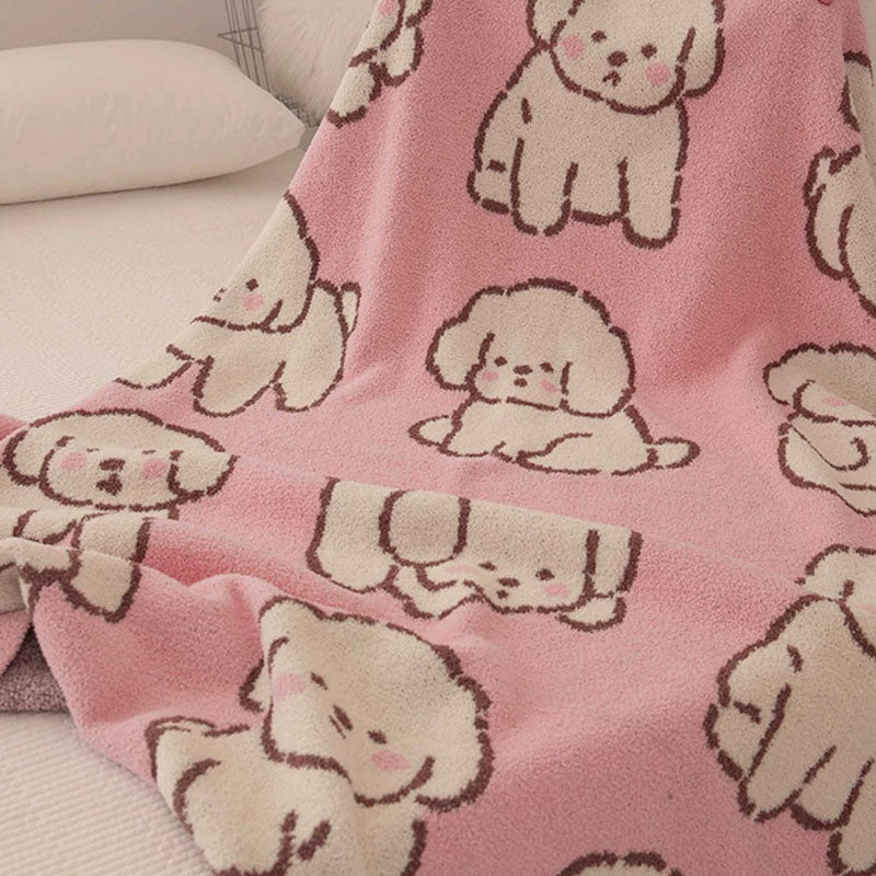 Cartoon Puppy Blanket