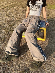 Cargo Pants For Hip Hop Wide Leg Y2k Vintage Streetwear Pants