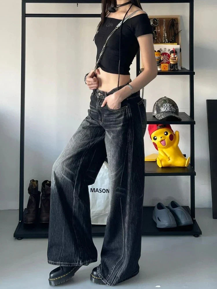 Baggy Jeans Harajuku Vintage Oversize Old Wide Leg Denim Pants