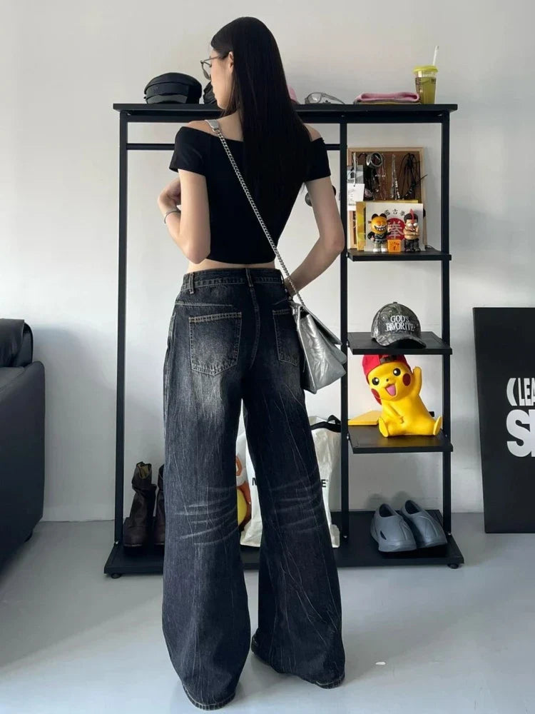 Baggy Jeans Harajuku Vintage Oversize Old Wide Leg Denim Pants
