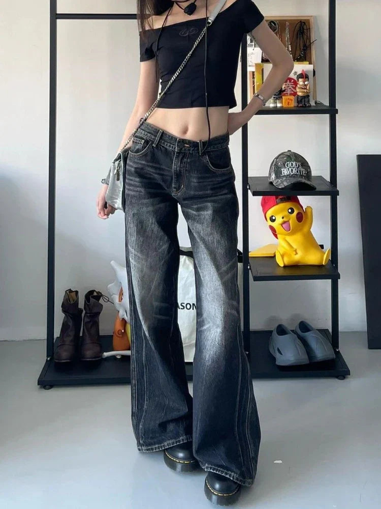 Baggy Jeans Harajuku Vintage Oversize Old Wide Leg Denim Pants