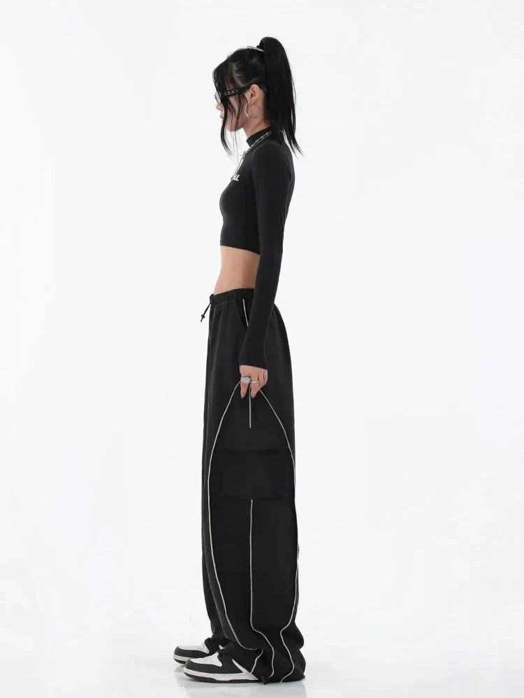 Cargo Streetwear Techwear Wide Leg Joggers Pants