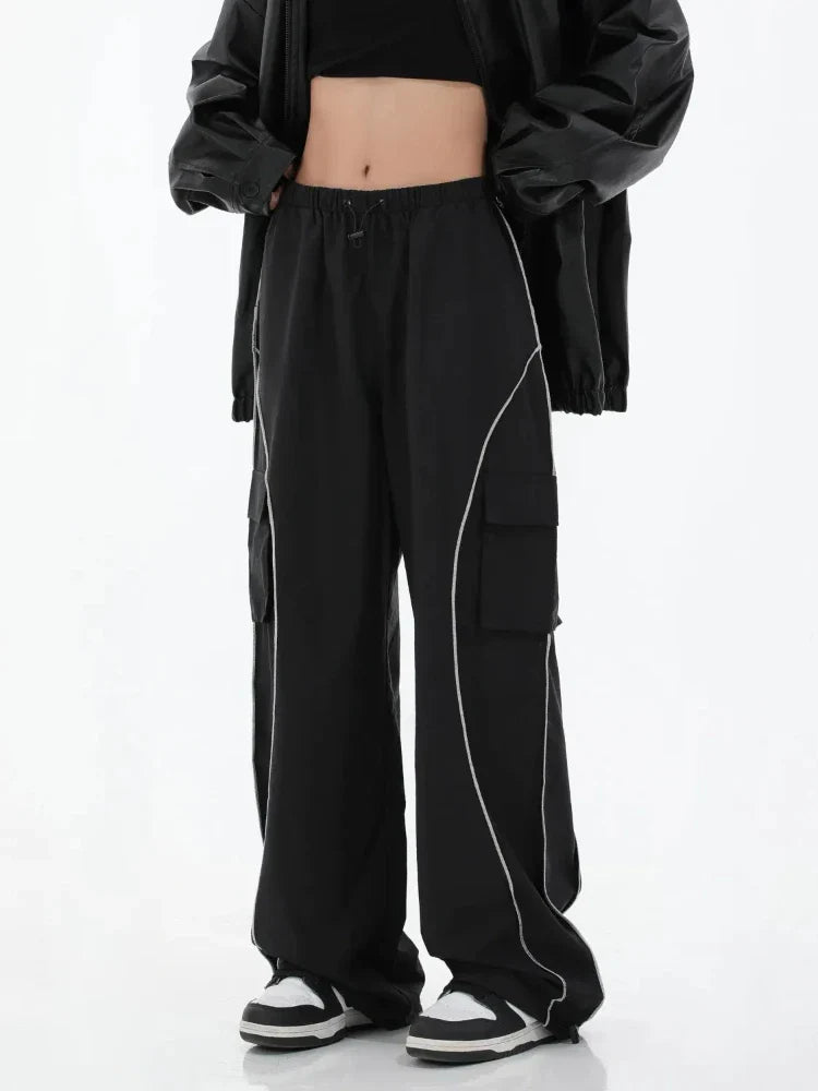 Cargo Streetwear Techwear Wide Leg Joggers Pants