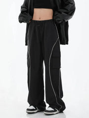 Cargo Streetwear Techwear Wide Leg Joggers Pants