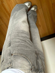 Retro Jeans Y2k Baggy High Waist Old Wide Leg Denim Pants