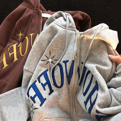 Plus Velvet Thickened Hooded Jacket