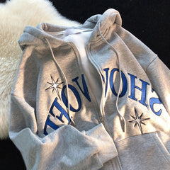 Plus Velvet Thickened Hooded Jacket
