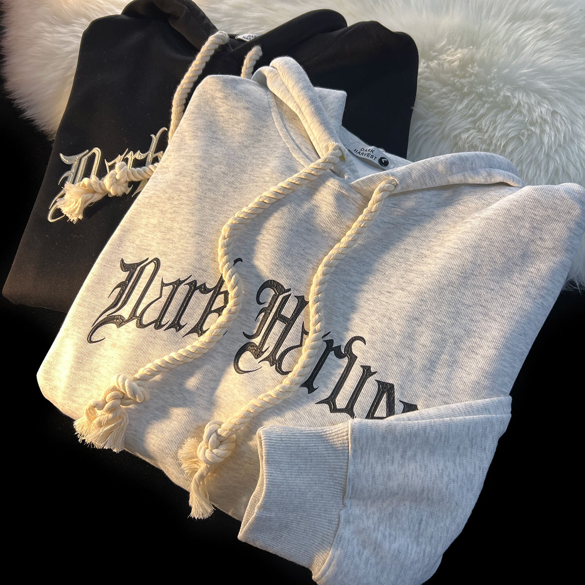 Thin Fashion Hoodie Oversize Loose Drape Sweatshirt
