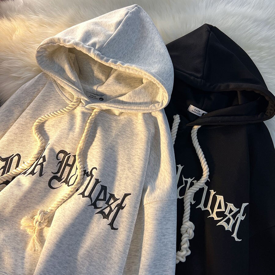Thin Fashion Hoodie Oversize Loose Drape Sweatshirt