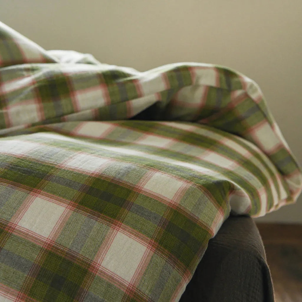 Annie Plaid Duvet Cover
