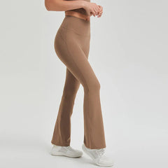 Built-in Underwear Bell-bottomed Trousers Push Up Yoga Pants Sports Leggings