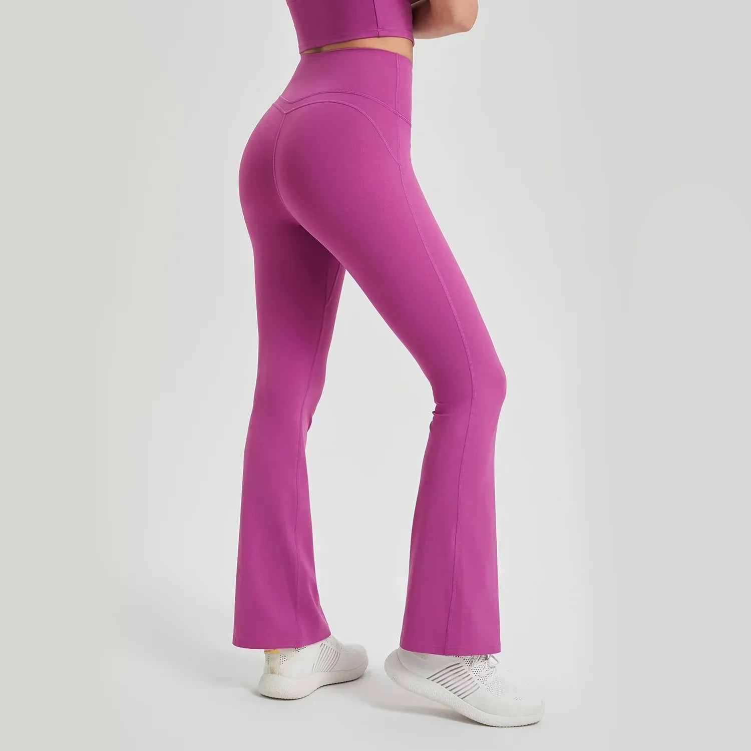 Built-in Underwear Bell-bottomed Trousers Push Up Yoga Pants Sports Leggings