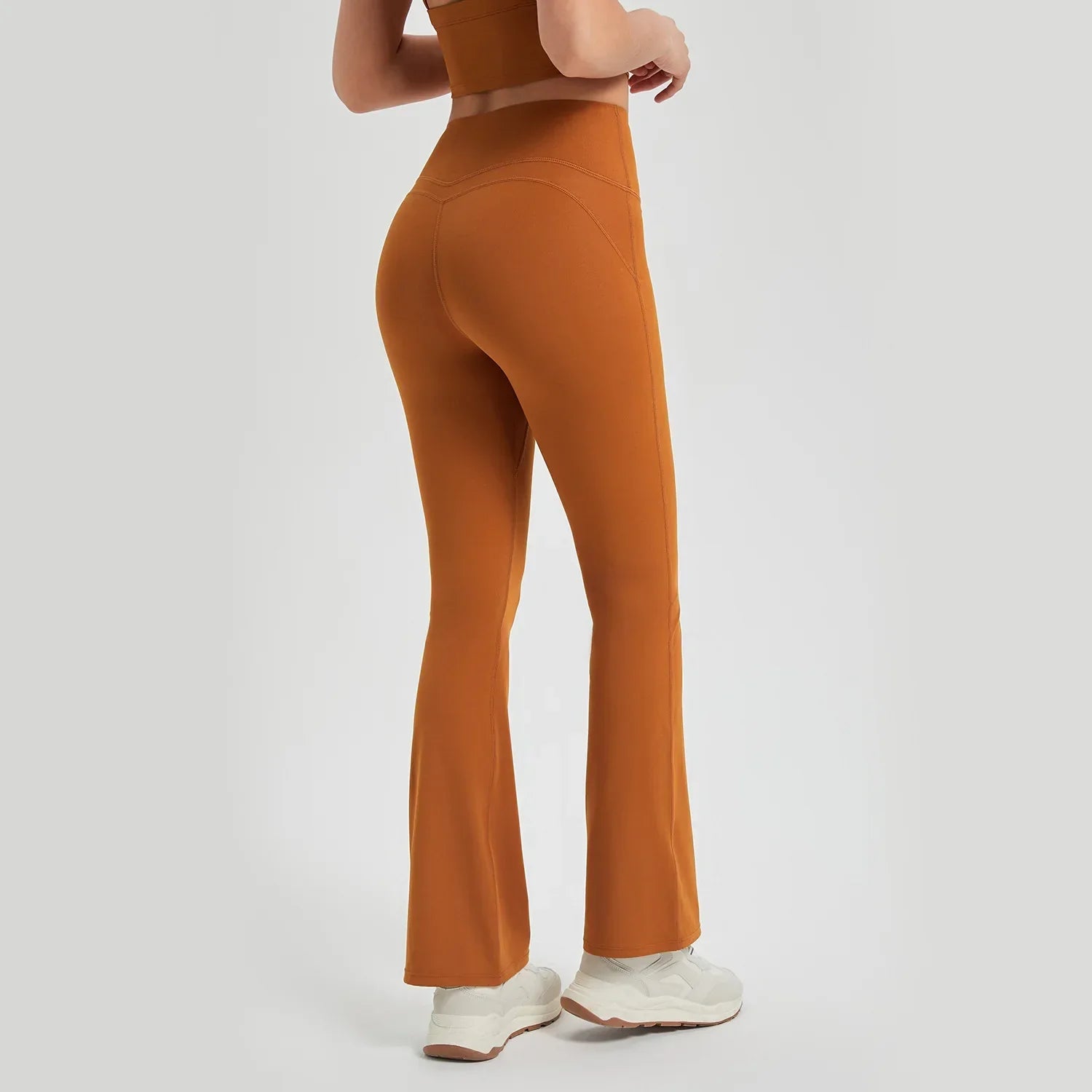 Built-in Underwear Bell-bottomed Trousers Push Up Yoga Pants Sports Leggings