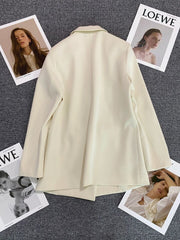 Korean Version Pure Color Loose Blazer