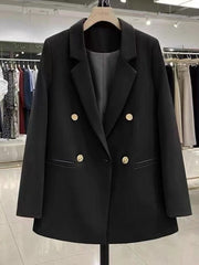 Korean Version Pure Color Loose Blazer