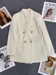 Korean Version Pure Color Loose Blazer