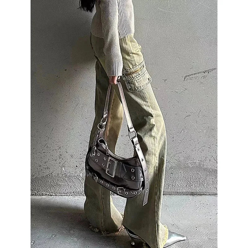 Blue Jeans Wide Leg Pants