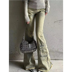 Blue Jeans Wide Leg Pants