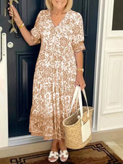 Fashion Female Loose Oversized Beach Party Boho Dress