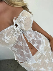 Bustiers Corsets Strapless Off Shoulder Party Clubwear Mesh See Through Mini Vest New Crop Tops