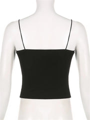 Lace Patchwork Autumn Camis Spaghetti Strap Tank with Long Sleeve Shrug Club Streetwear Crop Tops