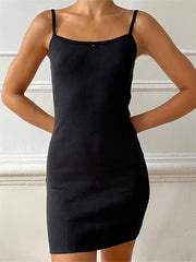 Fairy Aesthetic V-neck Spaghetti Strap Mini Dress