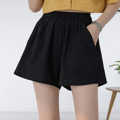 Linen Gym Workout Cotton Pants High Waisted Ladies Femme Sport Femme Streetwear Short