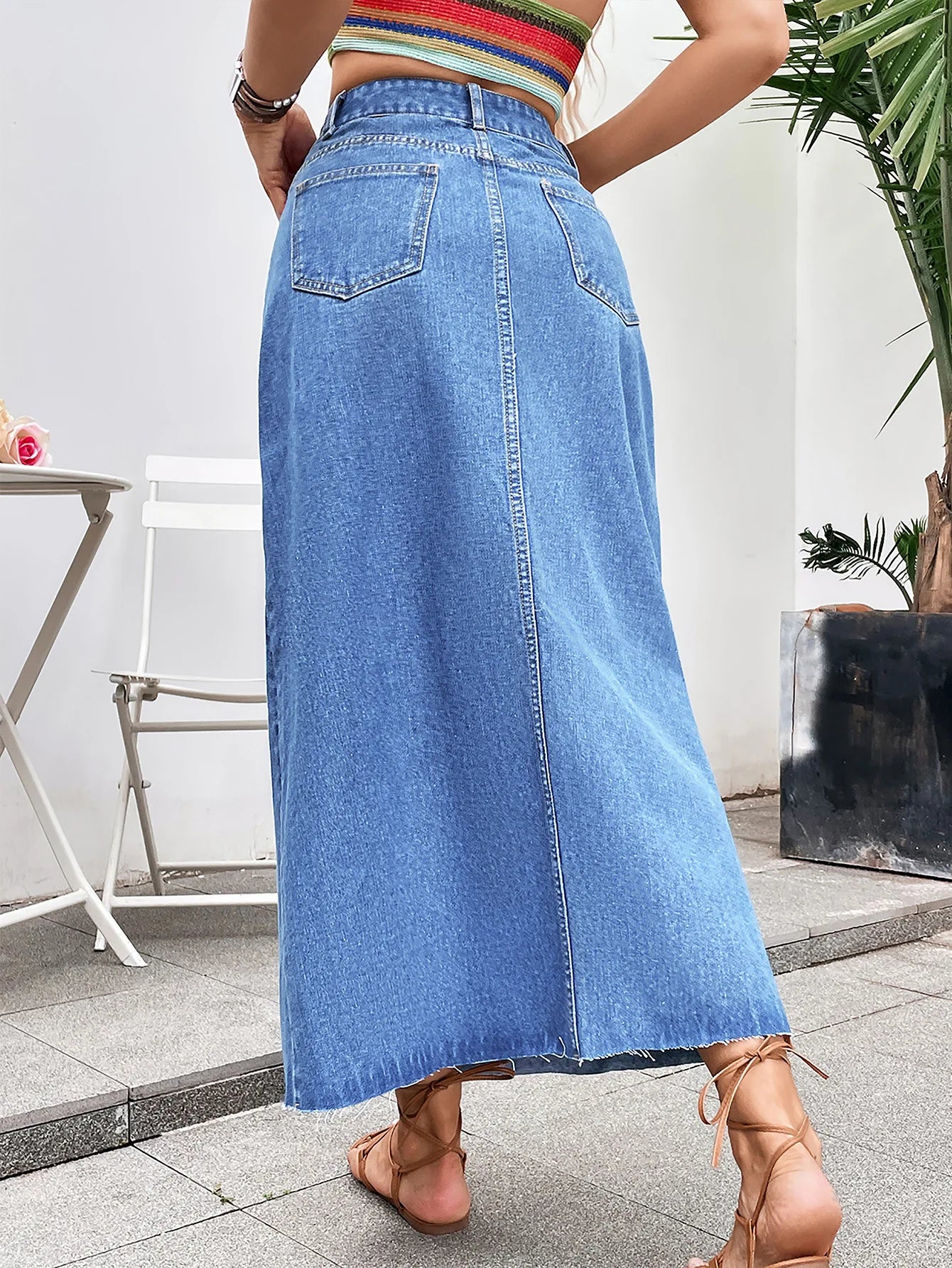 Elegant Summer Knitted Sheer Elastic Tube Translucent Nightclub Party Clubwear Female Clothing Skirt