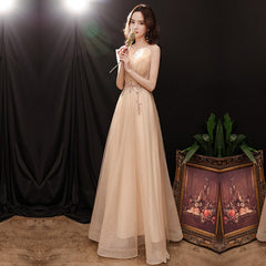 V-Neck Sleeveless Elegant Party Train Dress