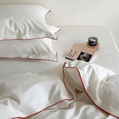 Contrast Flange Bedding Set