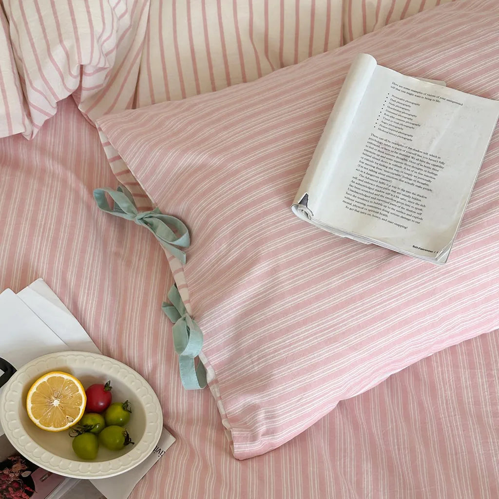 Contrast Stripe Duvet Cover