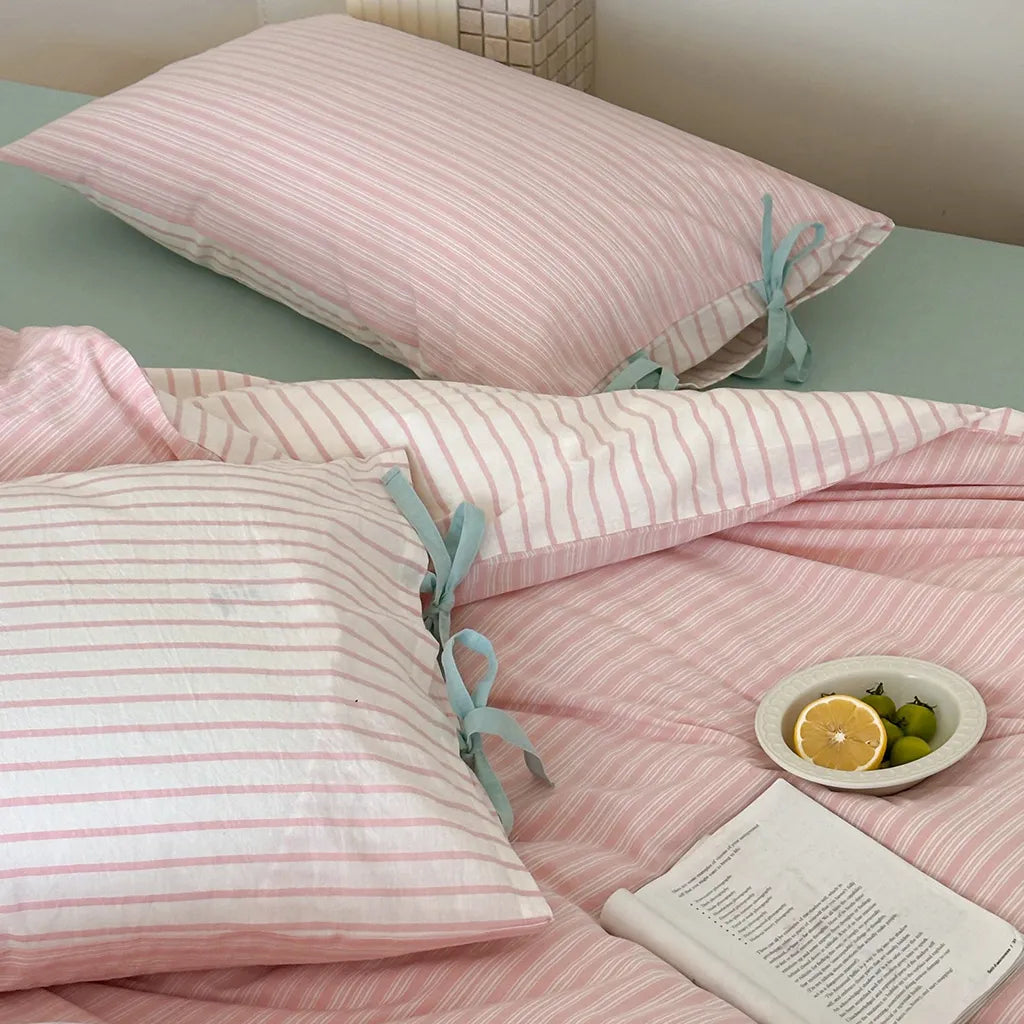 Contrast Stripe Duvet Cover