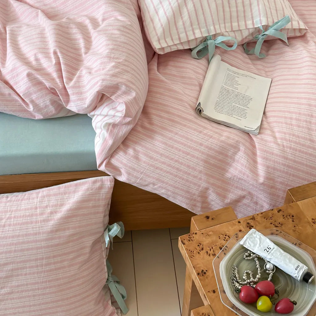 Contrast Stripe Duvet Cover