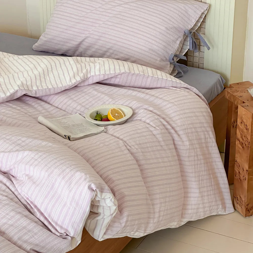 Contrast Stripe Duvet Cover