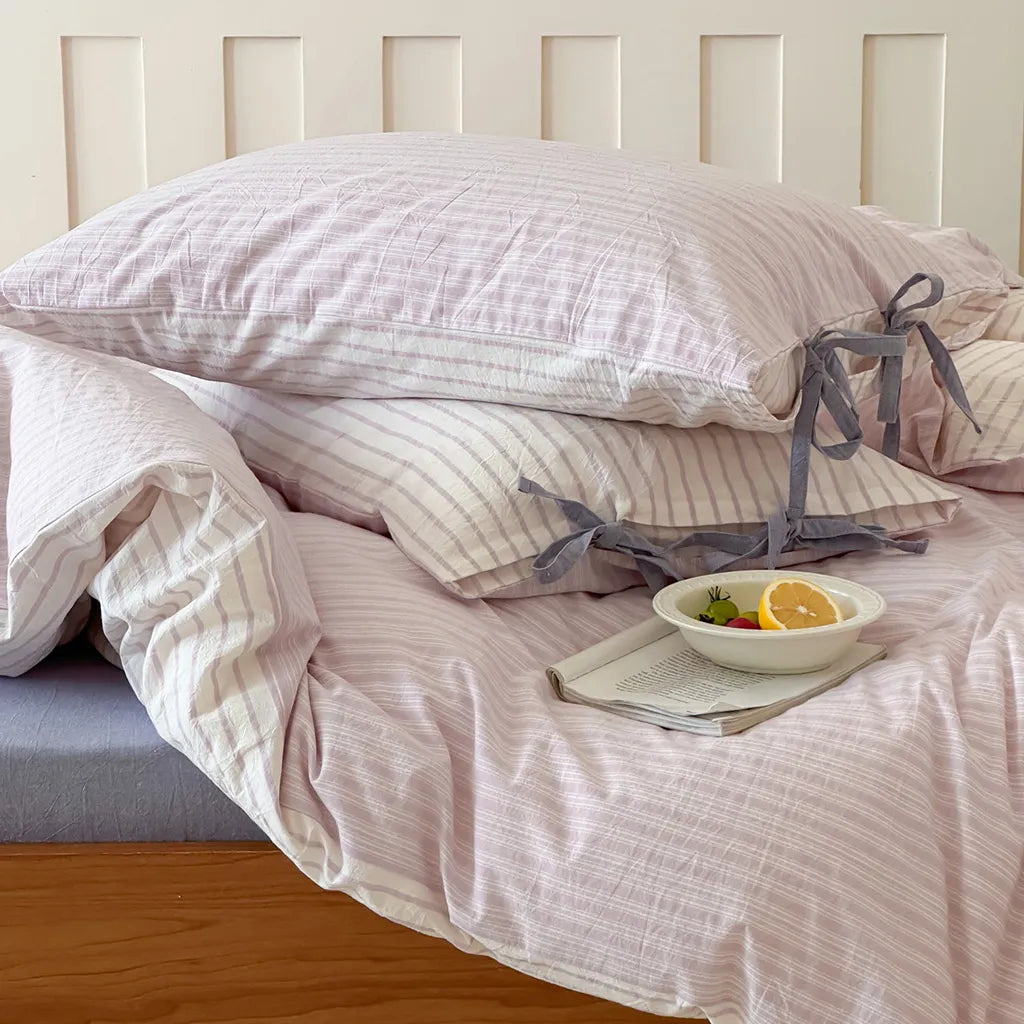 Contrast Stripe Duvet Cover