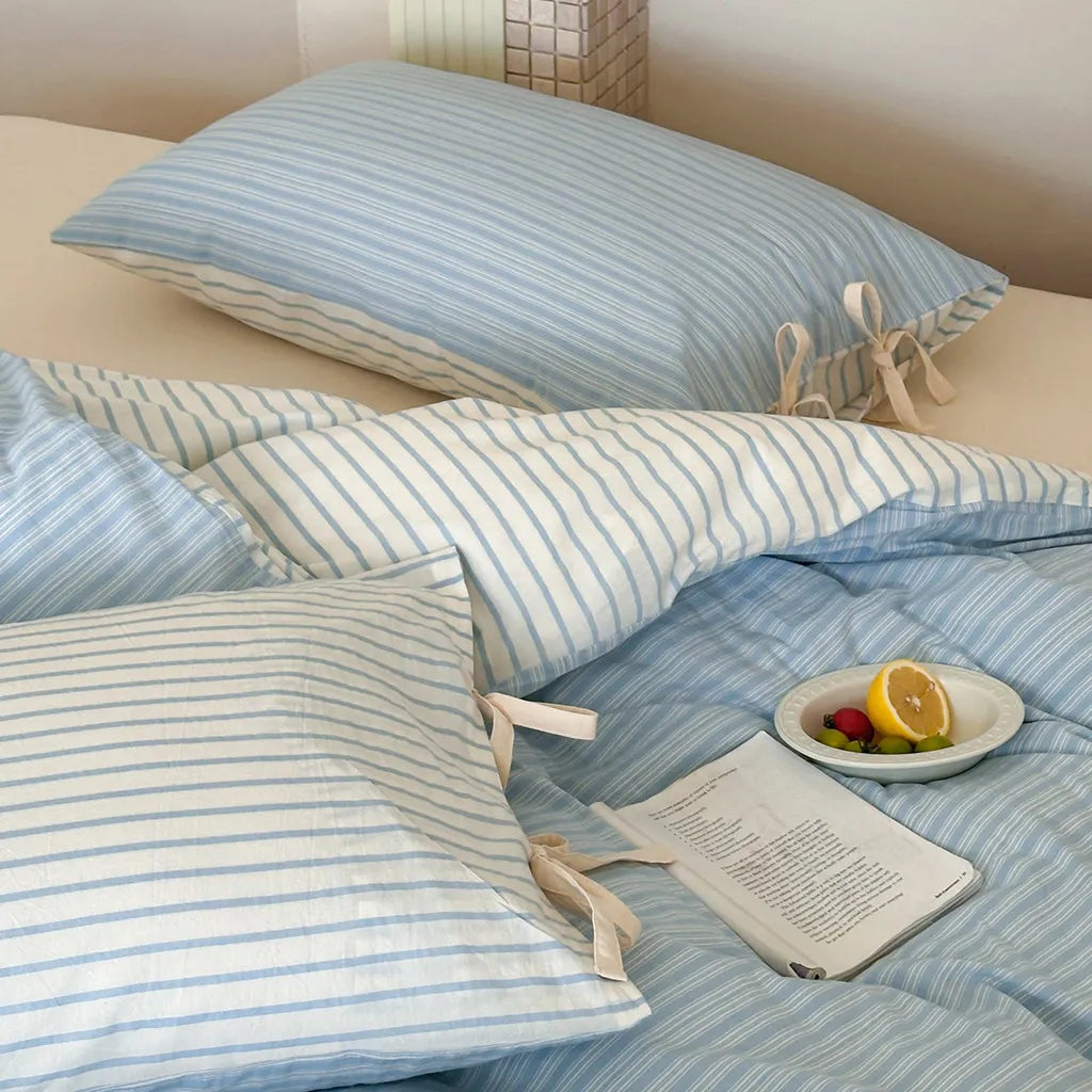 Contrast Stripe Duvet Cover