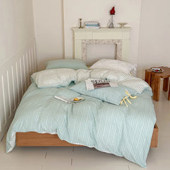 Contrast Stripe Duvet Cover