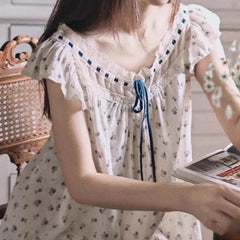 Coquette Ribbon Lounge Dress