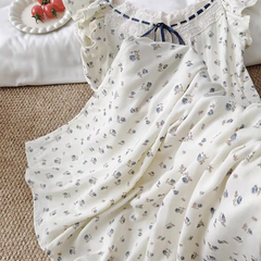 Coquette Ribbon Lounge Dress