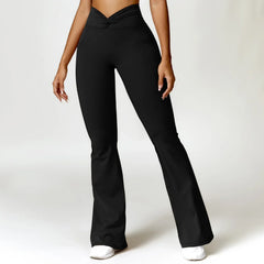 Flared Leggings Fitness Latin Dance Workout Clothing Sports Leggings