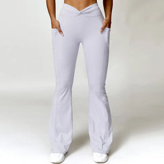 Flared Leggings Fitness Latin Dance Workout Clothing Sports Leggings