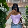Sleeveless Fashion Strapless Bustier Corset Crop Tops Backless White Tops