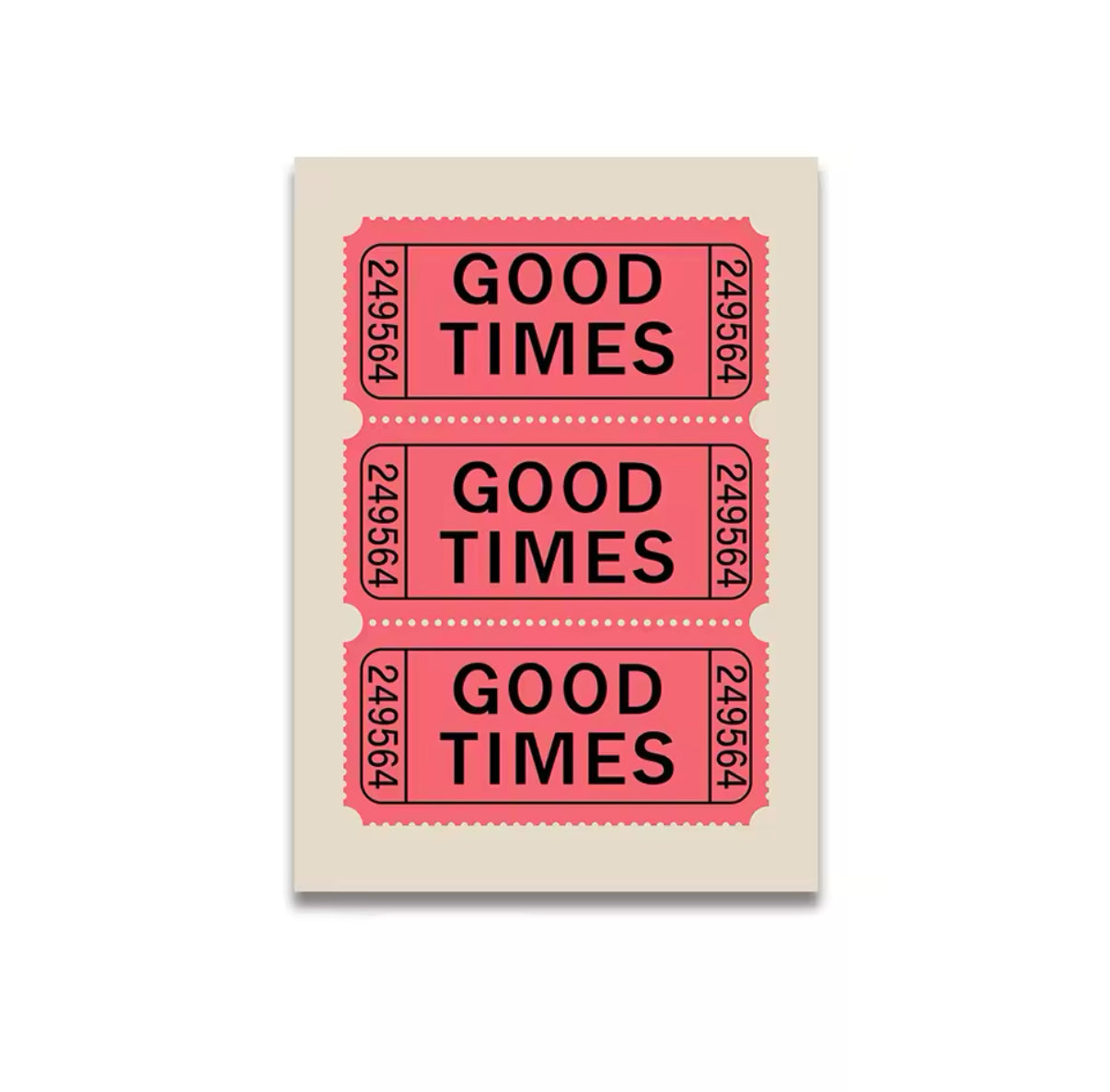 Vintage Pink Canvas Poster