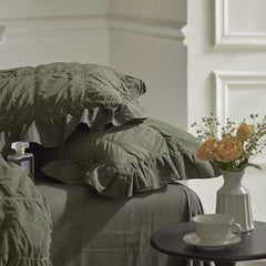Dark Academia Royal Duvet Cover - Dark Grey